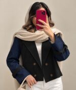 ترنچ کت مشکی کد 1029